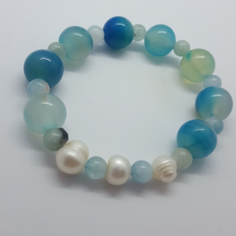 Boho bracelet, gemstone bracelet, bohemian style